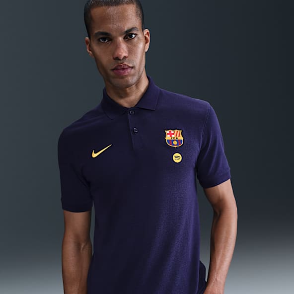 FC Barcelona Nike シャツ ネイビー Navy Blue Barcelona Nike Ignite T-Shirt - Men's Size Small